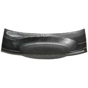 和食器 ト441-388 鉄結晶 12.0長角楕円鉢