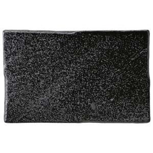 タ501-048 新玄いぶし黒焼物皿