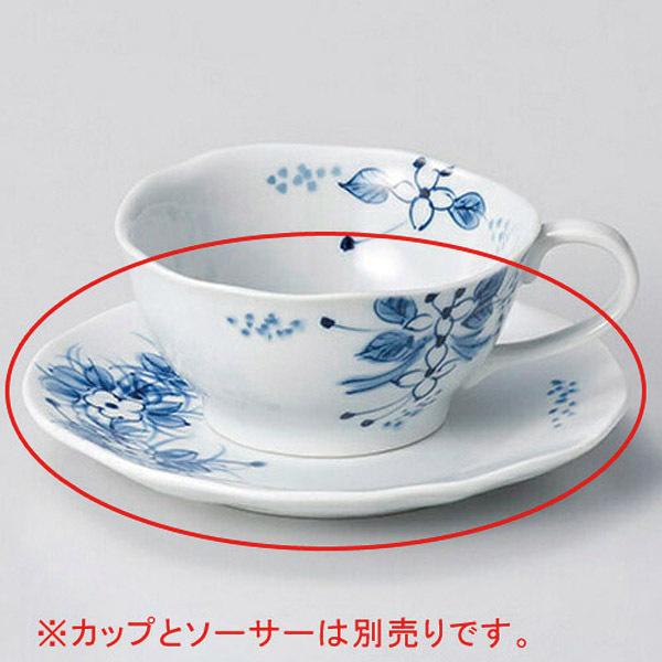 オ609-068 手描小花ティー皿