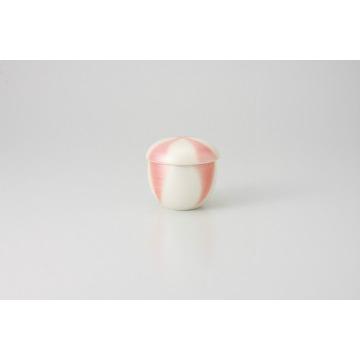 和食器 銀彩捻りピンク むし碗 37K286-28 まごころ第37集