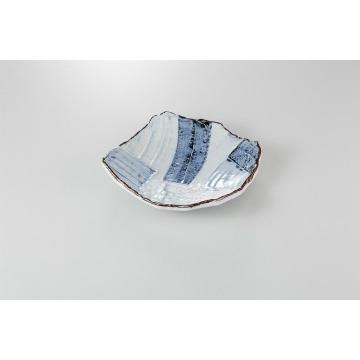 和食器 濃呉須 削ぎ目前菜皿 37K182-06 まごころ第37集