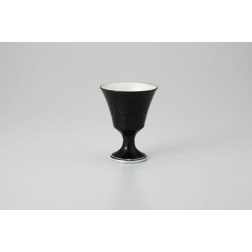 和食器 柚子黒銀巻 食前酒 37K039-04 まごころ第37集