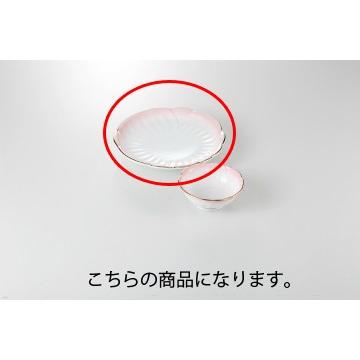 和食器 渕金ピンク吹 梅型天皿 37H210-11 まごころ第37集