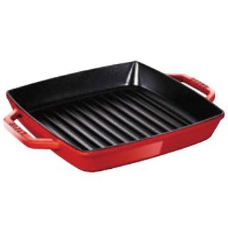 ストウブ ピュアグリル スクエア 23cm チェリー 40511-730