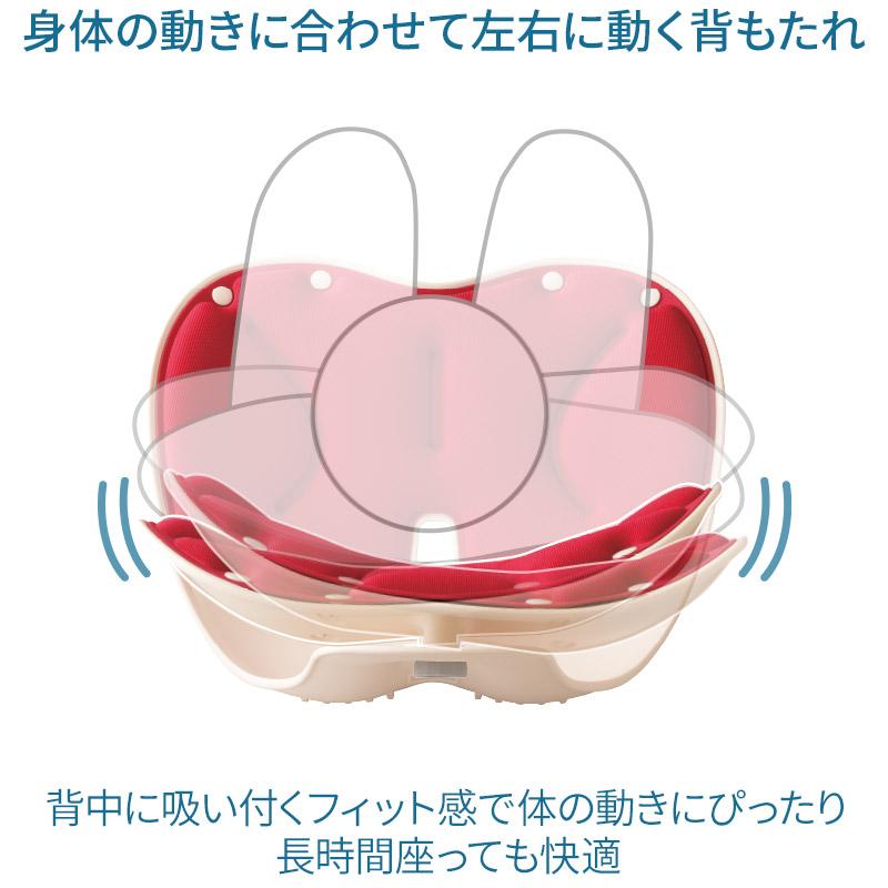 腰にピタッと美姿勢チェア サポートチェア 姿勢 骨盤サポート ケア 椅子 高さ調整 背もたれ可動 背筋 腰痛 猫背 ストレートネック対策 子ども 大人 男女兼用_6