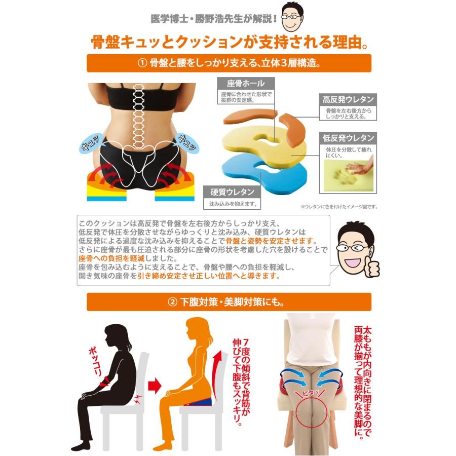 オフィス 円座 クッション 姿勢 骨盤矯正 補正 マッサージクッション