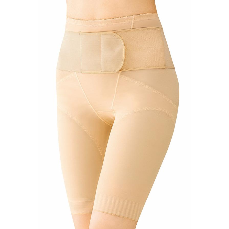 M.D.P. ズレにくいスッキリ腰サポーター ベルト ガードル 一体型 腰痛