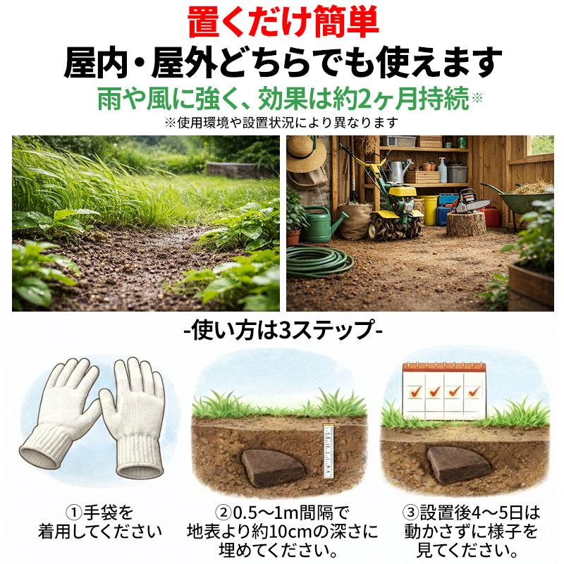 Keep Away もぐら モグラ 土竜 業務用 駆除用忌避剤 (16個入り) モグラ