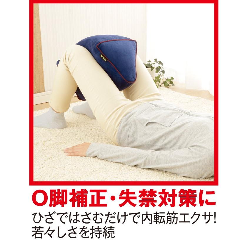 腰痛 失禁対策 ヒザ 膝 痛み M.D.P. RAKUひざクッション O脚補整