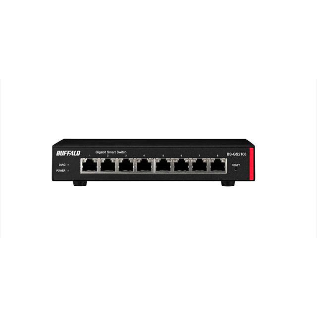 BUFFALO（バッファロー） BUFFALO BS-GS2108 法人向け レイヤー2 Giga