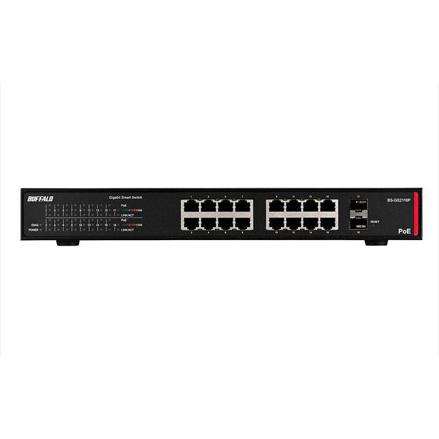 BUFFALO（バッファロー） BUFFALO BS-GS2116P 法人向け レイヤー2 Giga