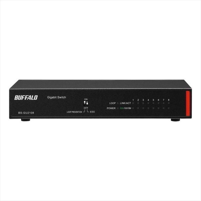 BUFFALO（バッファロー） BUFFALO BS-GU2108 法人向け レイヤー2 Giga