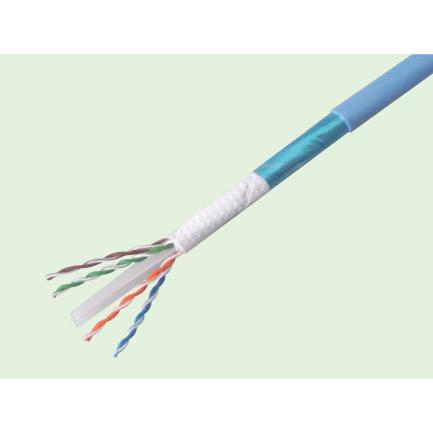 冨士電線 EM-TPCC6A 200m 23AWG x 4P 薄青 LANケーブル 環境配慮型 ECO