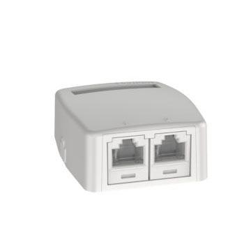 PANDUIT JOQ2H6A00 CAT6Aシャッター付きローゼットキット6個 パンドウイット JOQ2H6A00 CAT6A スプリングシャッター付きローゼット