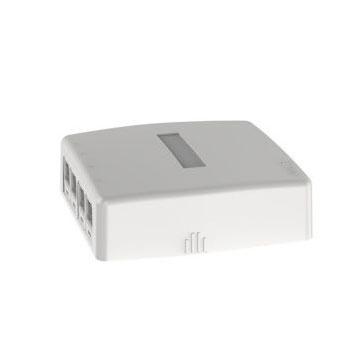 【5個セット】パンドウイット JOQ4H6A00 CAT6A スプリングシャッター付きローゼットキット 4個口 CJH6X88TGIW組込済みキット ボックス色:白_2