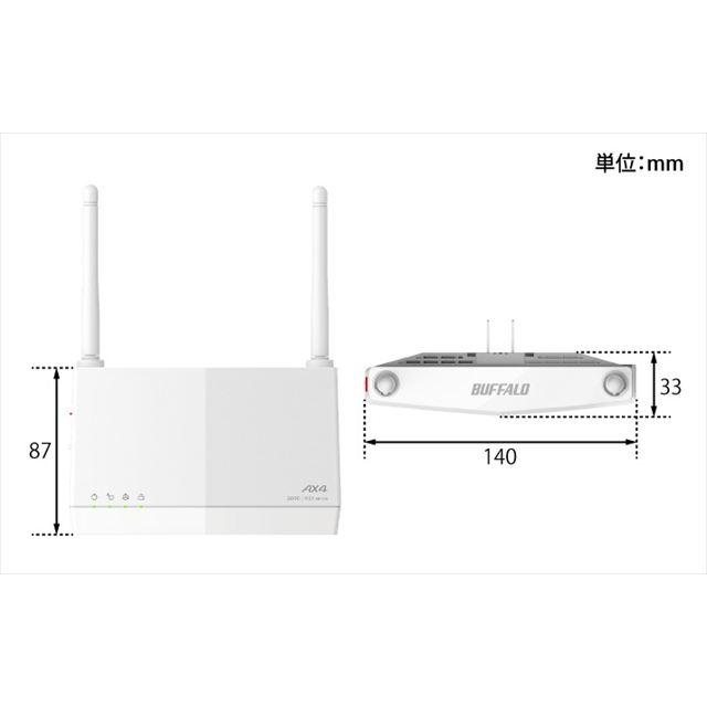 BUFFALO（バッファロー） BUFFALO WEX-3000AX4EA Wi-Fi中継機 11ax 
