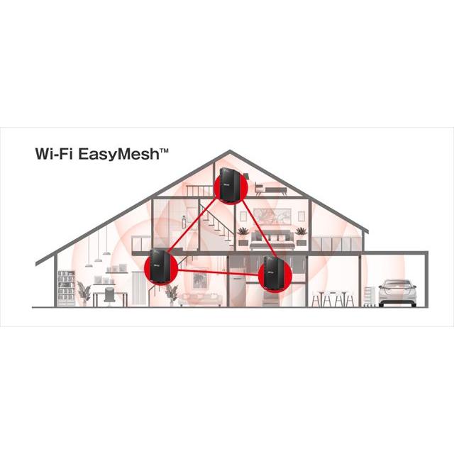 BUFFALO（バッファロー） BUFFALO WSR3600BE4P-BK Wi-Fi 7(11be)対応