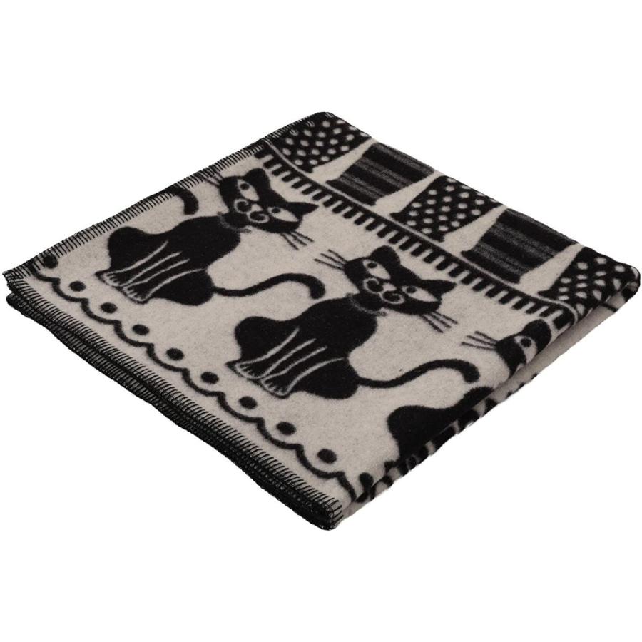 全日本送料無料 東京西川 ひざ掛け 140 100cm ウール100 毛羽部分 マタノアツコ 薄手で使いやすい 窓辺の猫柄 日本製 ブラック Fq778 お1人様1点限り Www Technet 21 Org