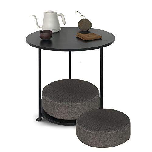 人気絶頂 ベッド サイドテーブル ソファーテーブル コンパクト カフェテーブル 丸 ミニテーブル 座布団付き 木目調 組立かんたん 多機能シ 明豊ストア 通販 Yahoo ショッピング 本店は Kslcity Com My