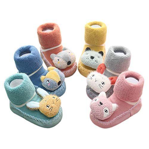 可愛いベビー靴下 厚手 保温防寒 赤ちゃんソックス 新生児 柔らか キッズソックス 0 2歳 滑り止め付き 最大81 オフ 出産祝い