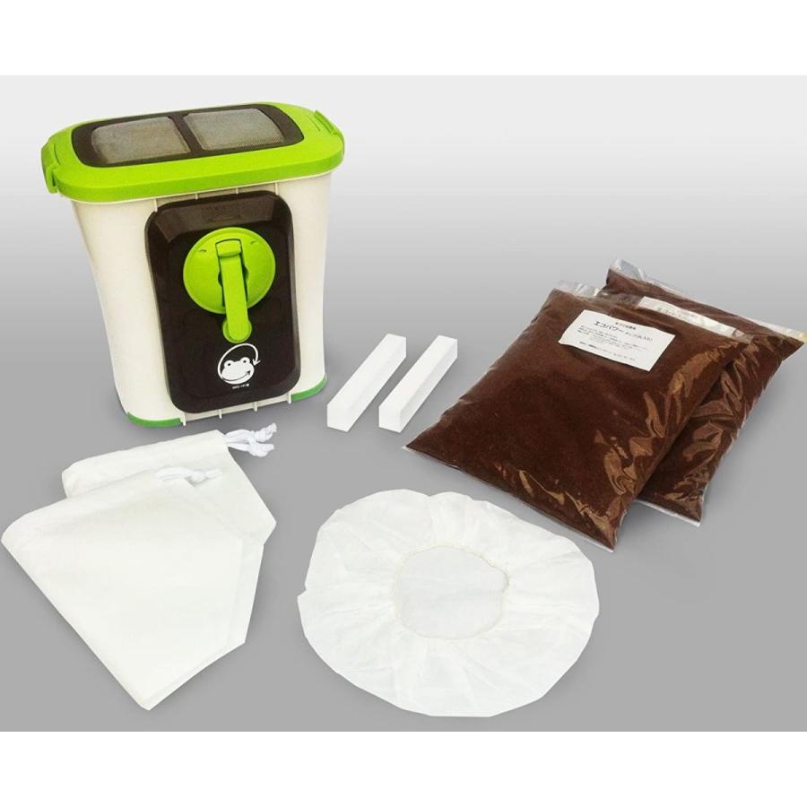 [大特価] エコクリーン 家庭用 生ごみ処理機 自然にカエル S 基本セット (手動式) 【3796699030】(20790円)