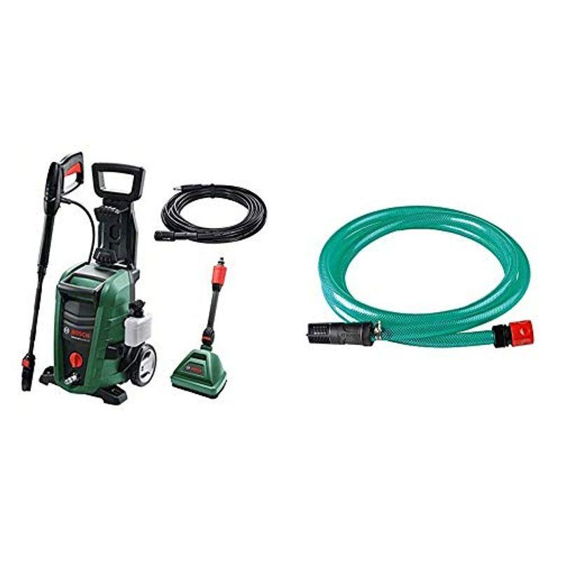 美品 ボッシュ(BOSCH)高圧洗浄機特別セット(延長高圧ホース＋床面水ブラシ)