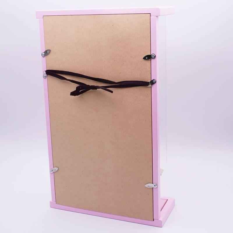 【タイムセール】 人形の久月 刺繍振袖羽子板 ピンク額型アクリルケース入り40227-1 【2842423347】(15565円)