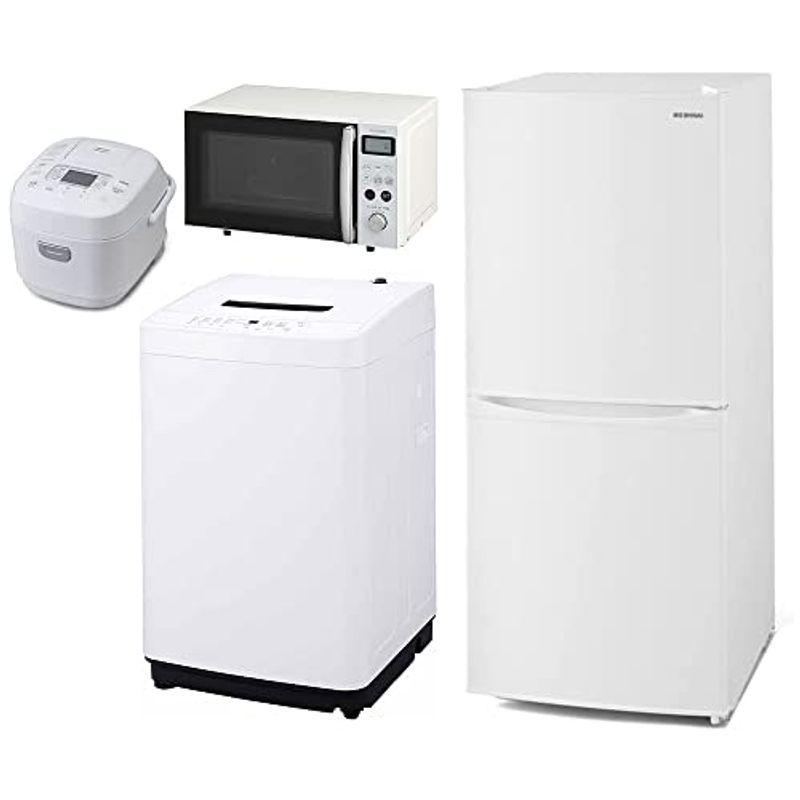 新生活家電4点セットアイリスオーヤマ 洗濯機 5kg + + キッチン家電 冷蔵庫