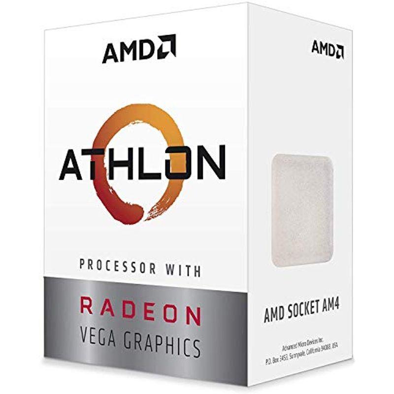 AMD Athlon 3000G Processor with Radeon Graphics 3.5GHz 2コア / 4スレッド 5MB