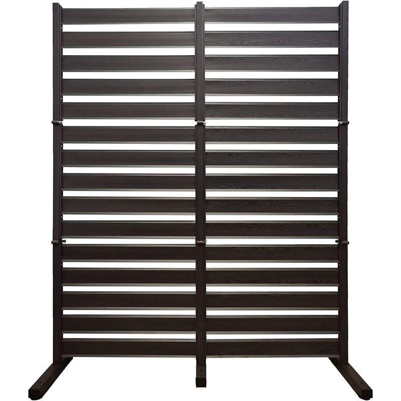 たためる オレフェンス アルマックス (Almax) ダークブラウン木目調 三つ折り 幅120×高さ150cm of-1215db 1台 オレフェンス アルマックス Almax ダークブラウン木目調 三つ折り 幅120×高さ150cm of 1215db 1台