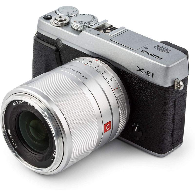 お買い得！ VILTROX 単焦点レンズ AF 23mm F1.4 STM F1.4大口径 富士Xマウント交換レンズ 軽量 柔らかいボケ味 X-Pro1 【YWU5601796833】(20010円)
