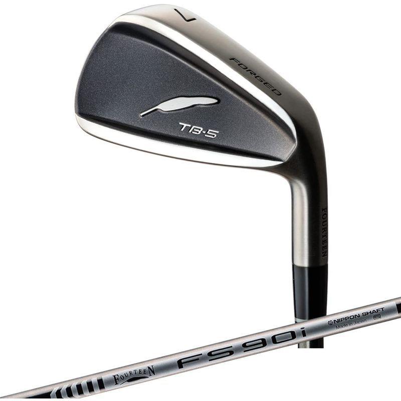 FOURTEEN(フォーティーン) TB-5 FG BLACK Edition アイアン(5本セット) FS-90i-BK (S) スチール スポーツ ゴルフ クラブ（メンズ）