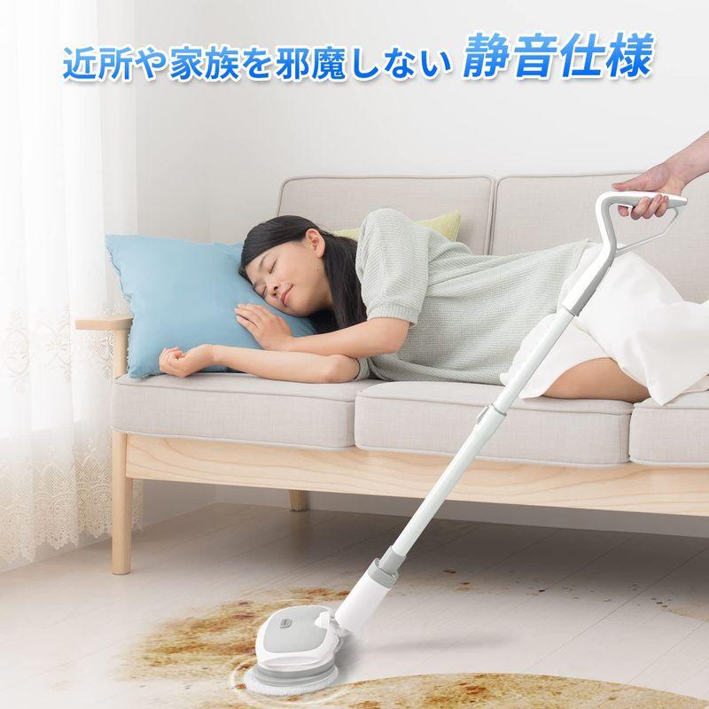 81%OFF!】電動モップ コードレス回転モップクリーナー AlfaBot 水拭き