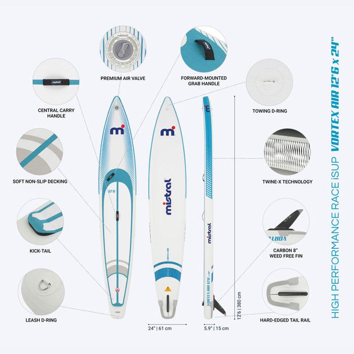MISTRAL ミストラル SUP Vortex Air 12'6 x 24.0