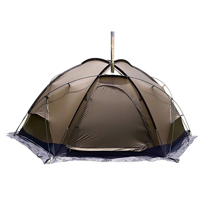 ドームテント 4〜6人用 煙突穴付き 薪ストーブ対応 二重メッシュ ドームテント 4〜6人用 煙突穴付き 薪ストーブ対応 二重メッシュ