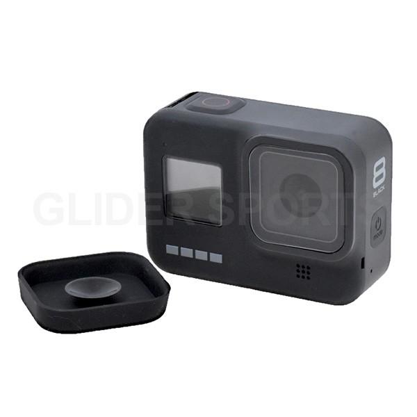 GoPro HERO8 Black用 シリコン レンズカバー 吸盤式 レンズキャップ