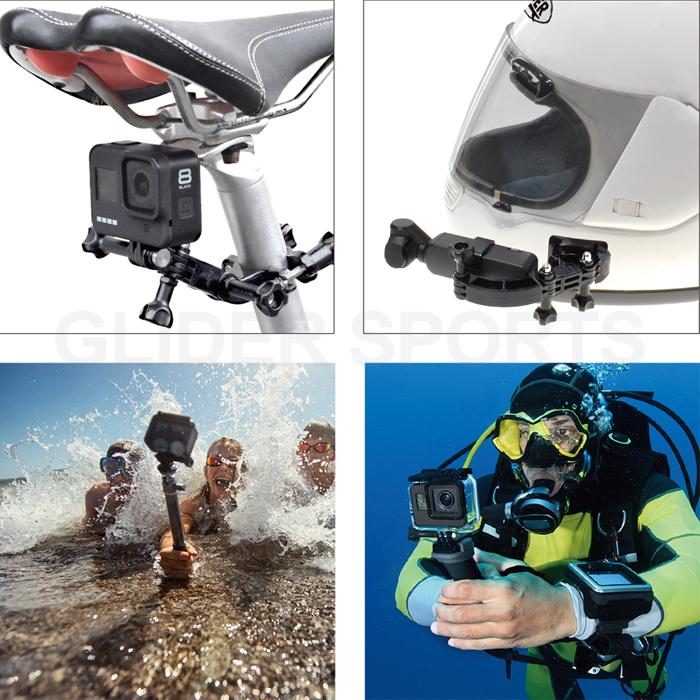 アクションカメラ用 長ネジ サムスクリュー ナット付き セット GoPro