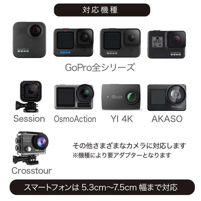 GoPro ゴープロ/スマホ用 アクセサリー ネックマウント Air マット