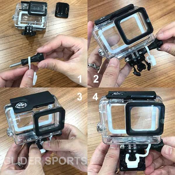 GoPro 用 アクセサリー ゴムロッキングプラグ 2セット 脱落防止