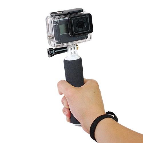 GoPro 用 アクセサリー 手持ちフロートマウント 白 自撮り棒 手持ちグリップ セルフィー (HERO12 Osmo Action4 アクションカメラ対応) 海｜meijie-ec｜02