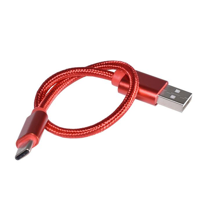 GoPro用 (HERO13〜5 Session対応) USB-Cケーブル 赤 充電 接続 type-C