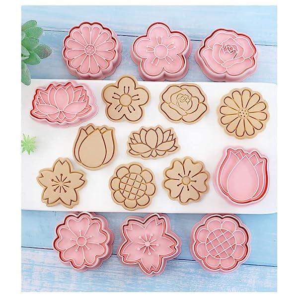 花 クッキー型抜き クッキー型 8点セット クッキーカッター 製菓用品