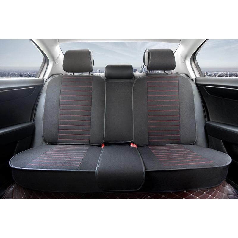 MEIKO シートカバー カーシートカバー シートエプロン 汎用 前席 麻 車