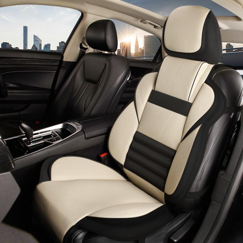 シートカバー 汎用 前席 レザー 車 防水 防汚 カーシートカバー シートエプロン クッション 軽自動車 普通車 運転席 助手席 座席 フリーサイズ 兼用 2枚分 MEIKO