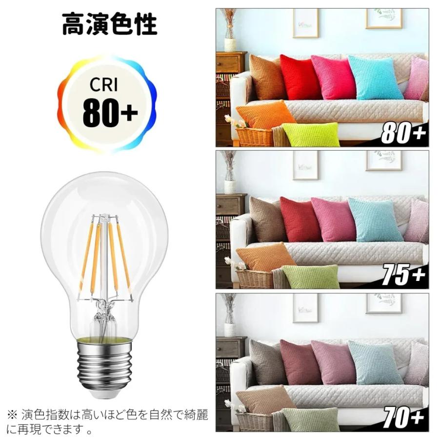 LED電球 80W形 調光対応 E26口金 エジソン電球E26 LEDフィラメント