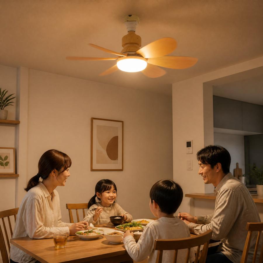 シーリングファン 4畳 6畳 8畳リモコン付き 天井 シーリングライト ファン DCモーター LEDシーリングライト ファン付 ラ 扇風機 リビング 調光調色 E26口金 |  | 13