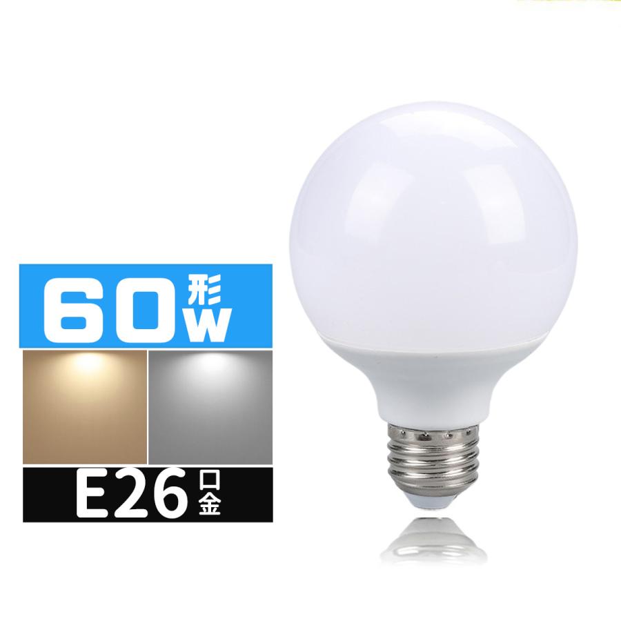 LEDボール球型 e26 ボール球型60W形相当 e26口金 電球G95 LED LEDボール球型 e26 ボール球型60W形相当 e26口金 電球G95 LED