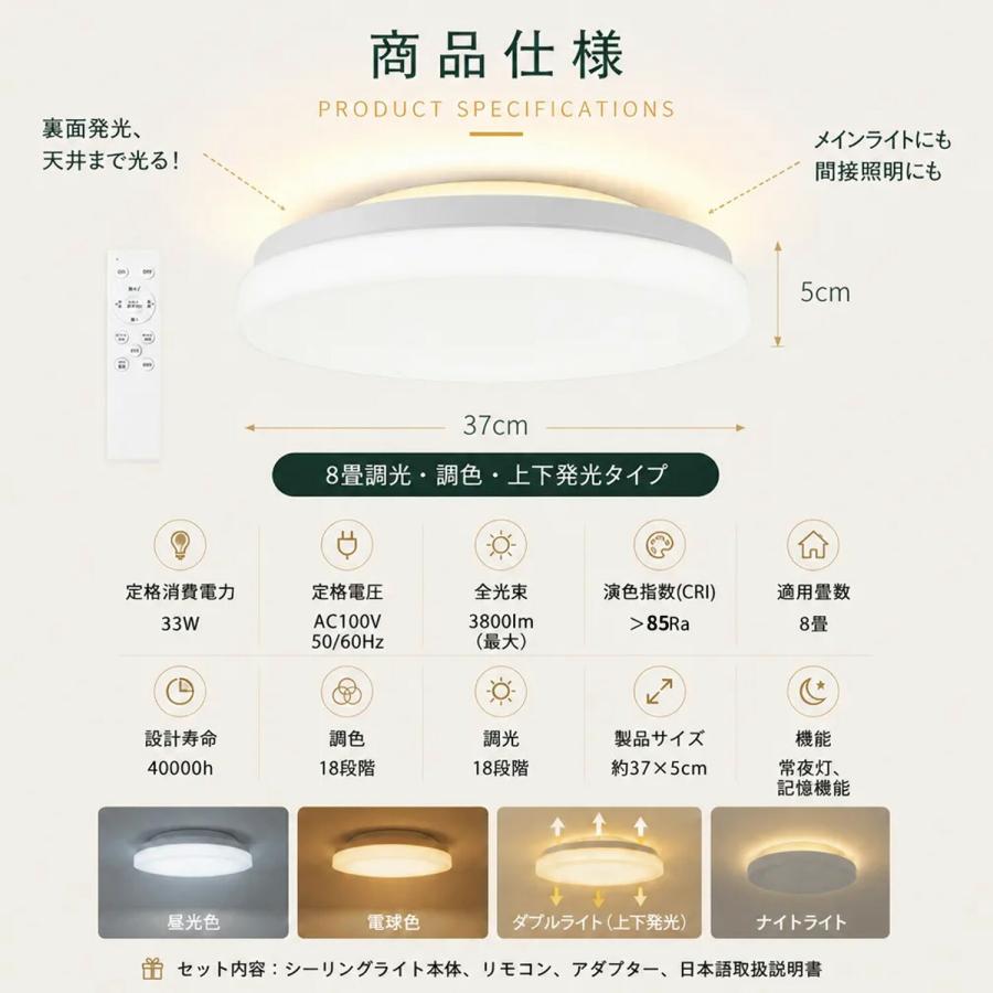 ランキング1位】シーリングライト led 6畳 8畳 10畳12畳 14畳 調光 薄