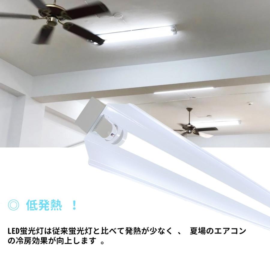 笠付トラフ型led蛍光灯器具 40W型 1灯式 笠付照明器具 40w led蛍光灯器具 トラフ型 led照明器具40w1灯 ledベースライト 40W型1灯 天井直付型 笠付照明器具 10台_5