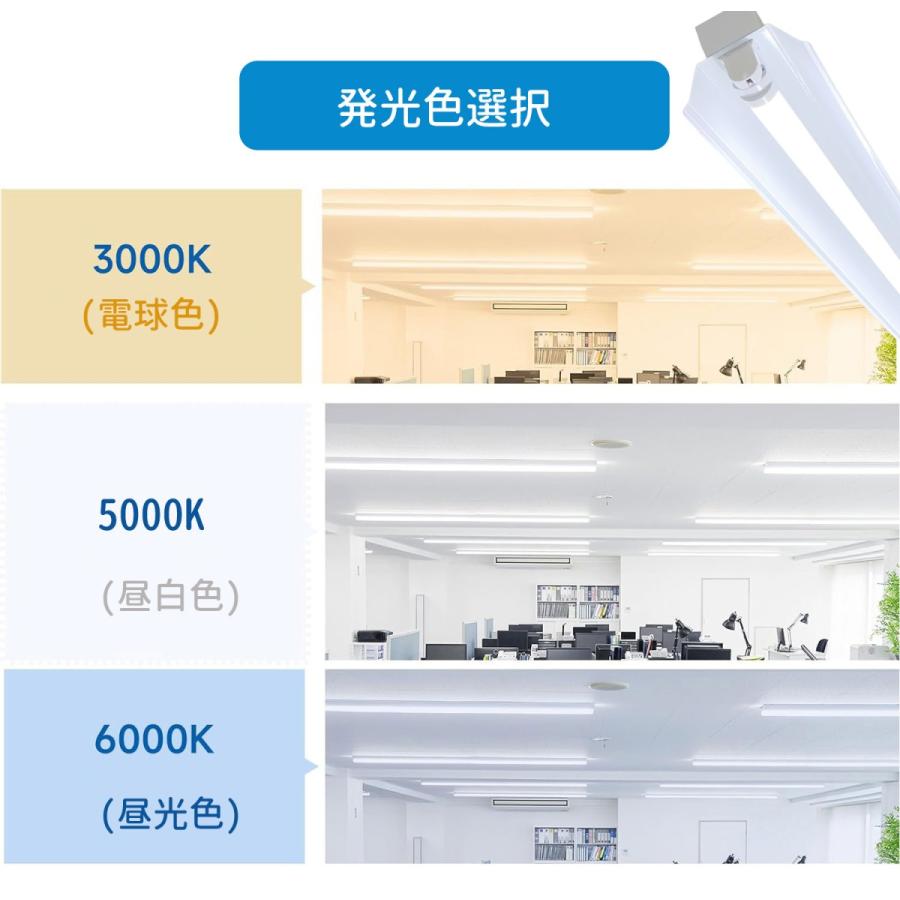 笠付トラフ型led蛍光灯器具 40W型 1灯式 笠付照明器具 40w led蛍光灯器具 トラフ型 led照明器具40w1灯 ledベースライト 40W型1灯 天井直付型 笠付照明器具 10台_10